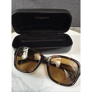 Coach HC 8160 L145T  Square Dark Tortoise Sunglasses 512013 56*17*135 Frame Only